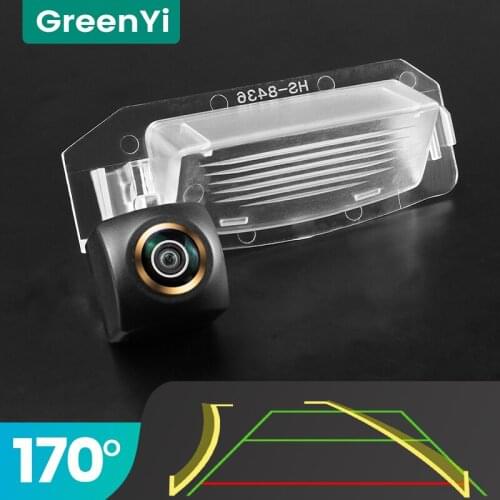 GreenYi Trajectory 170° AHD Car Rear View Camera for Mitsubishi Outlander Lancer Sportback Night Vision Reverse Reversing 4 pin