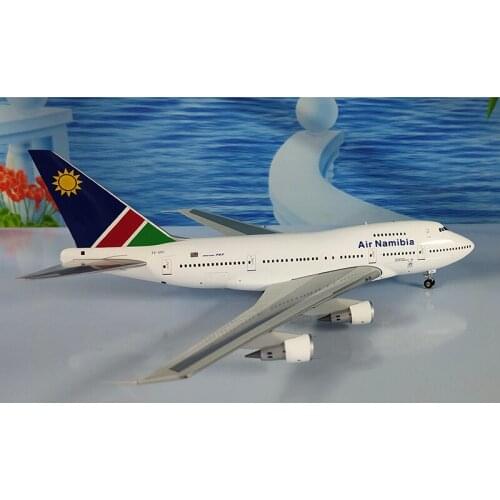B747SP ZS-SPC Namibia Airlines Diecast 1/200 Scale Plane Model Alloy with Lading Gear Aircraft Collectible Display