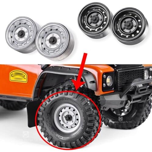 GRC Metal 1.9inch Wheel Hub Rim Beadlock for 1/10 TRAXXAS TRX4 G500 TRX6 G63 Axial SCX10 D90 D110 90046 CC01 RC Rock Crawler Car
