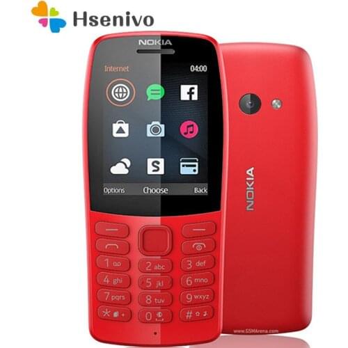 Nokia Asha 210(2019) Dual Sim Cards Card Refurbished-Original Unlocked GSM 2.4` 2MP QWERTY Keyboard