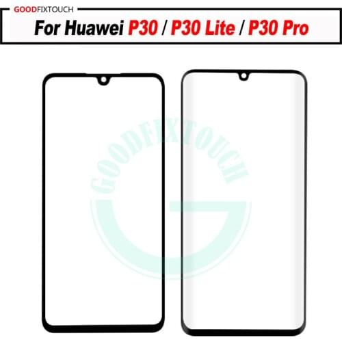 For huawei P30 lite P30 Pro Front Glass Touch Screen Top Lens LCD Outer Panel Repair For huawei P30 P30lite P30Pro glass