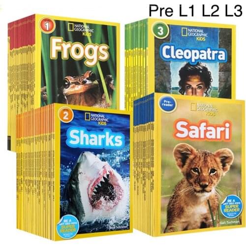 National Geographic Kids Readers Pre K - Level 3 Reading Independently English Books School 1st Grade Learning 5-12 years old