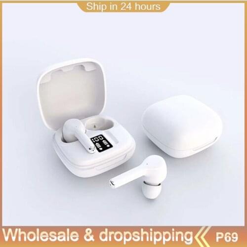 Bluetooth Earphone Touch Control TWS Wireless Earbuds Stereo Sports Noise Reduction LED Eardphones p68 For Xiaomi Airdots 2