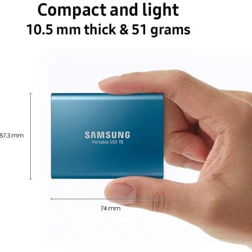 SAMSUNG T5 Portable SSD 500GB 1TB 2TB pssd USB 3.1 External Solid State Drive original and new