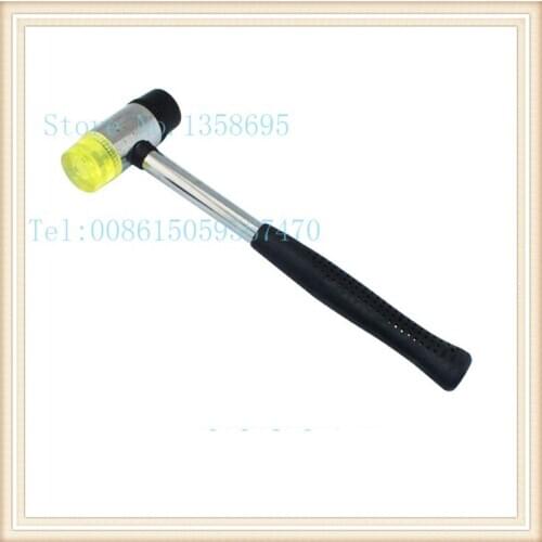 Free shipping Rubber hammer/Iron handle rubber hammer / Fiberglass Hammer power reduced multi-purpose for jewelry DIY tools