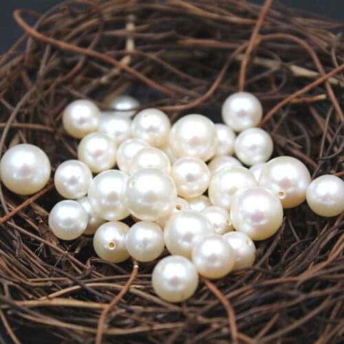 Natural Freshwater Pearls Quality Near Round Half Hole Beads Used in Jewelry Making DIY Bracelet Necklace Jewelry Accessories