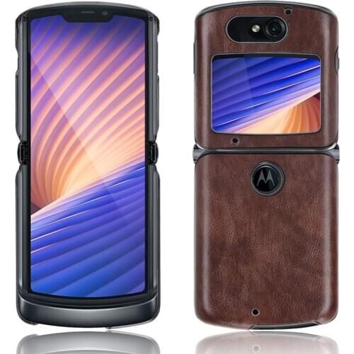 Funda Case for Motorola Razr 5G Case Litchi Grain Shell Coque Shock Proof Phone Case Cover Capa for Moto Razr 5G 2020