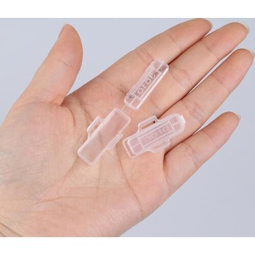 100pcs / lot Waterproof Cable Tie Marker Holder Case Plastic Wire Sign Labeled Tag Display Identification Box Wiring Accessories