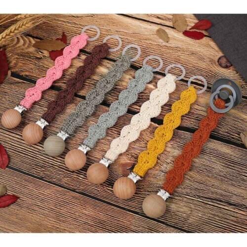 Pacifier Clip Chain Baby Dummy Clip Pacifier Holder Clasps Nipple Soother Chain