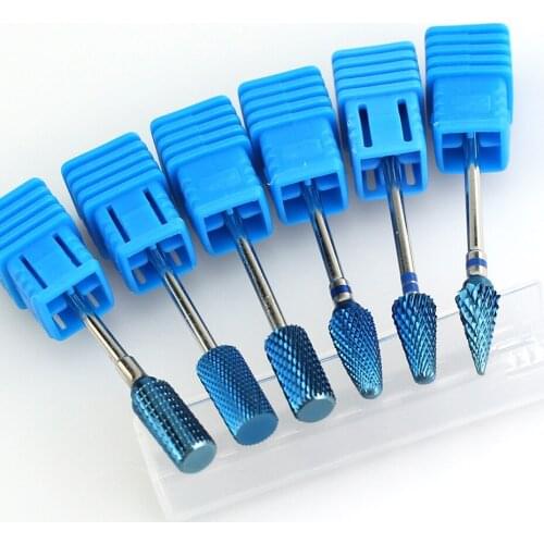 1pcs Tungsten Carbide Nail Drill Bits Milling Cutter Electric Burr Nails Extension Manicure Pedicure Remove Cuticles Tool