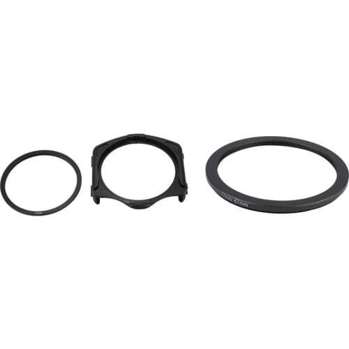 77mm Adapter Ring + 3-Slot Filter Holder for Cokin P Series Camera with 77mm-67mm Step Down Ring Adapter for DSLR