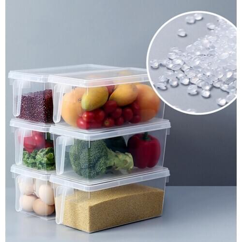 Kitchen Transparent PP Storage Box Grains Beans Storage Contain Sealed Home Organizer Food Container Refrigerator Storage Boxes
