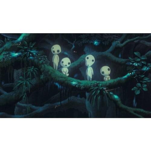 Little ghost hand-made luminous elf micro-landscape resin doll anime gardening car ornaments