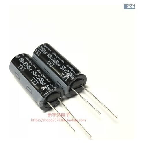 Xinyuan 10PCS/LOT electrolytic capacitors 50 v / 2200 uf 50V/2200UF volume 16 * 30 aluminum electrolytic capacitor