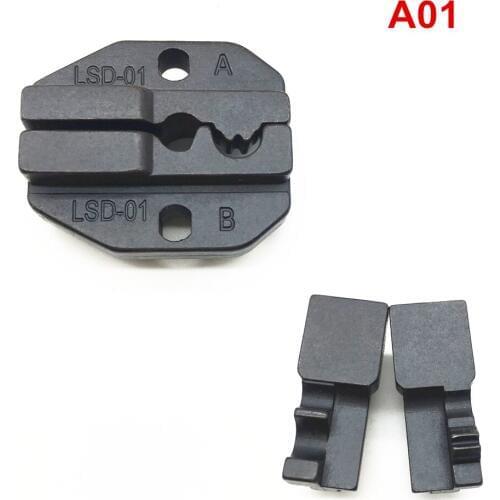 Crimping die set A01 crimp jaws for crimping non-insulated heating film connectors terminals