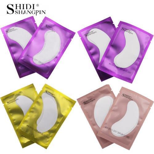SHIDISHANGPIN New Paper Patches Eyelash Under Eye Pads Lash Eyelash Extension Paper Patches Eye Tips Sticker Wraps Make Up Tools