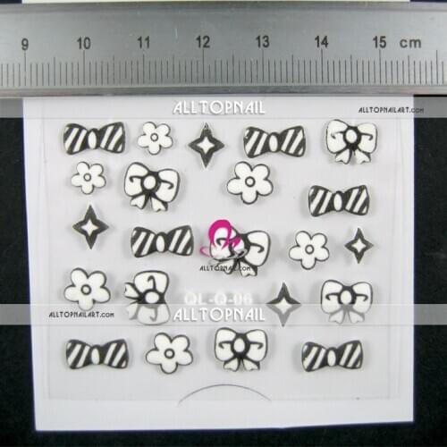 New arrived A_Grade Japanese style 240 sheets/lot Mix 3D Nail Stickers -FREE SHIPPING