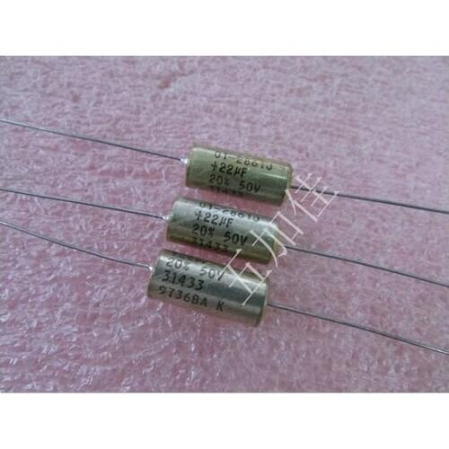 Original new 100% M39003/01-2861J 50V22UF 20% copper shell axial tantalum capacitor 9*20mm (Inductor)