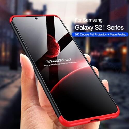 GKK Original For Samsung Galaxy S21 Plus Ultra Case 360 Degree Protection Anti-knock Hard Cover Cases for Samsung S21 Plus Ultra