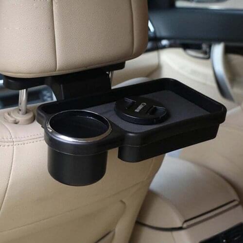 Auto Drink Food Cup Tray Car Back Seat Table Folding Interior Water Coffee Holder Stand Desk
