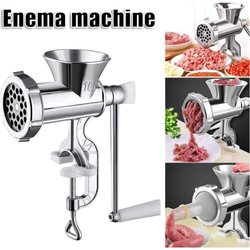 Manual Meat Grinder Multipurpose Aluminum Alloy Mincer Removable Hand Crank Tool for Home Kitchen _WK