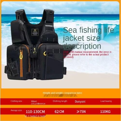 Universal large buoyancy outdoor swimming boating driving vest life jacket suitable for adult children one size fits all