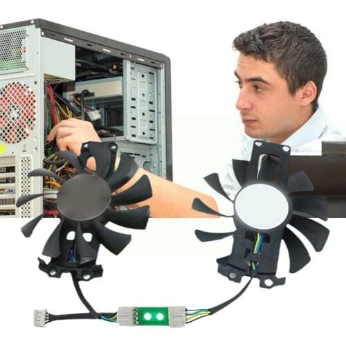 New DC 12V Cooler Fan Replace For ZOTAC Zotac GTX950 GA81S2U Graphics Cooling GTX960 GTX1060 Card 75mm Fan W5V7