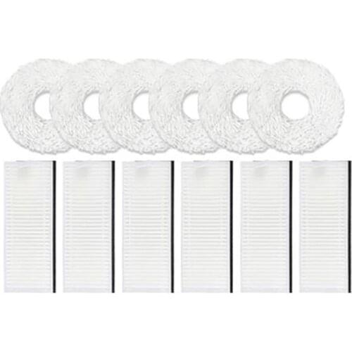 EAS-Replacement Parts for Ecovacs DEEBOT N9 N9+ Self-Cleaning Robot Hepa Filter,Mop Rag Cloth Spare Accessories