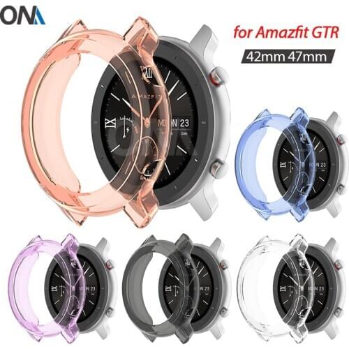 Protective case for Xiaomi Huami Amazfit GTR 42mm 47mm High Quality TPU cover slim bumper shell for Amazfit GTR