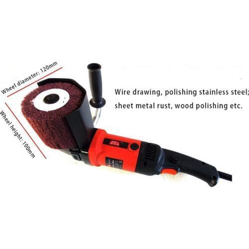 1PC DL-180A Wire Drawing Machine Stainless Steel Polishing Machine 220V Flat Metal Wire Drawing Machine