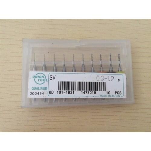 10pcs/set 0.3/0.4/0.5/0.6/0.7/0.8/0.9/1.0/1.1/1.2mm each 1pc Carbide PCB Print Circuit Board Micro CNC Drill Bits Tool