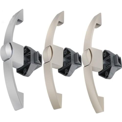 2 Pieces Camper Car Cabinet Lock Handle Push Lock RV Caravan Boat Lock Drawer Latch Button Lock Furniture Door Lock Hardware