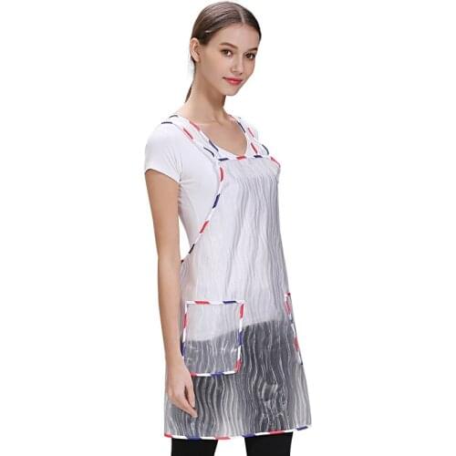 2019 New Clear Hairdresser Apron Salon Hairdressing Cutting Barber Cape Pro Hair Cut Dyeing Cape Cloth Hair Styling Accessory