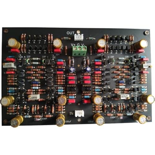 2021 Latest upgrade version Gold Throat Preamp HIFI Audio Single-ended, Balanced Amplifier Board A100SSD A100SSDP Finished board
