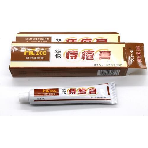 3Boxes/lot Hua Tuo Hemorrhoids Ointment Herbal Materials Suppository Hemorrhoids Cream External Anal Fissure Medical Plaster