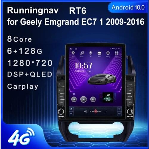 9.7" Android 10.1 For Geely Emgrand EC7 1 2009-2016 Tesla Type Car Radio Multimedia Video Player Navigation GPS