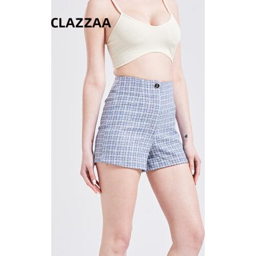 Женские завышенные шорты Clazzaa China At AliExpress