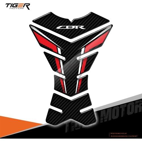 For Honda CBR 250RR 600RR 900RR 1000RR 650F 1100XX Fireblade 3D Carbon-look Motorcycle Tank Pad Protector Sticker