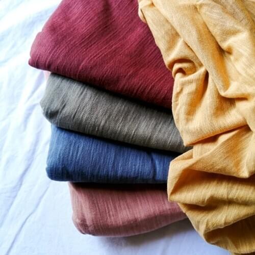 Eco-Friendly Soft Baby Fabric 32s Combed Slub Cotton Bamboo Fabric For Sewing Childrens Garment 50*160cm/Piece KA0428