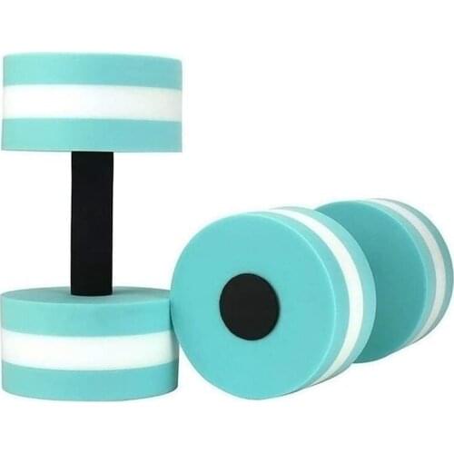 ELOS-2 Pcs Aerobic Exercise Foam Dumbbells,Water Sports Dumbbell,Swimming Resistance Water Barbells,Swimming Exercise Barbell