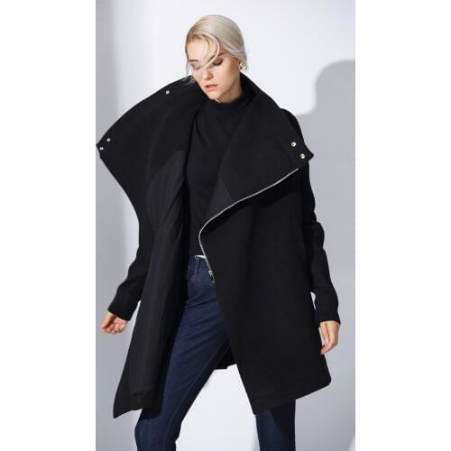 Fin Dreey Women's Coats With Zippers