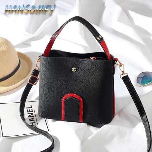 HANSOMFY2019 New BrandWomen Handbags Fashion Ladies Shoulder Bags High Quality Printing Female Pink Crossbody Bag LZ-04