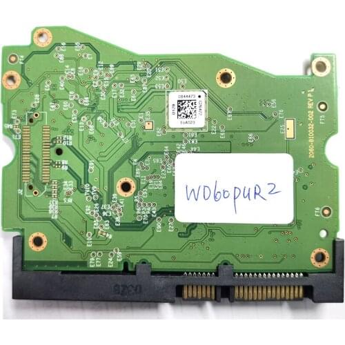 HDD WD60PURX Logic Printed Circuit Board 2060-810032-002 REV P1 Unlock Decrypt PCB supports PC3000 MRT DFL