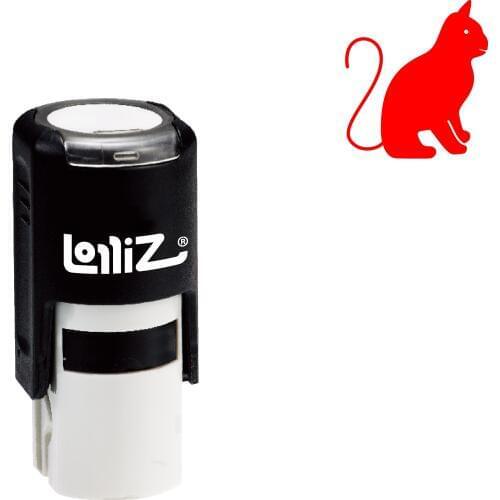 LolliZ Solid Animal Symbol Series Design #55 Self-Inking Rubber Stamp