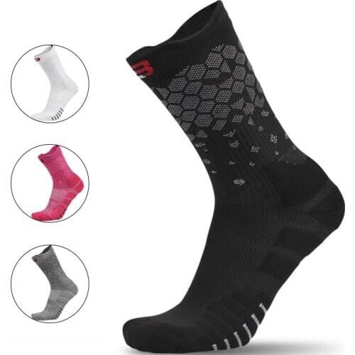 New High Quality Men Elite Basketball Socks Mens Thicken Cotton Towel Bottom Cycling Running Socks Mens Outdoor Sports Socks
