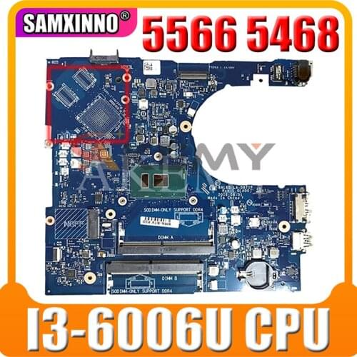 New for dell inspiron 5566 5468 motherboard 0KCKCP 0DPC8T LA-D871P I3-6006U SR2UW 100% tested well