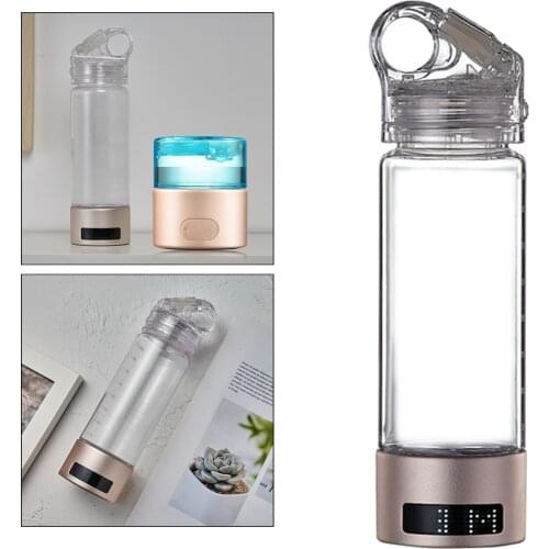 Portable Hydrogen Water Bottle Hydrogen Rich Water Maker for Family Use
