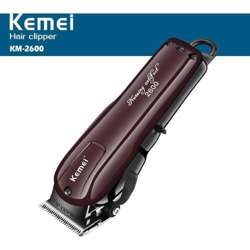 Kemei 100-240V professional hair clipper electric hair trimmer powerful hair shaving machine hair cutting beard electric razor