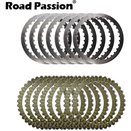 Road Passion Motorcycle Clutch Friction & Steel Plates Kit For Harley FXDS-Conv FXDB-D FXRS-Conv FXLR FXDL FXRS-SP FXDB FXD