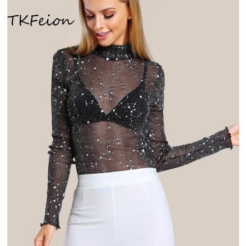 TKFeion Openwork Blouses